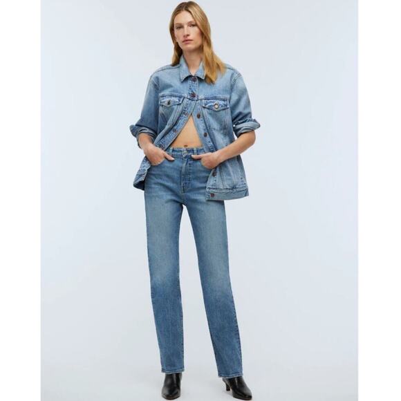 NWOT Madewell The '90s Straight Jean In Rondell Wash Size 30 - Picture 1 of 9